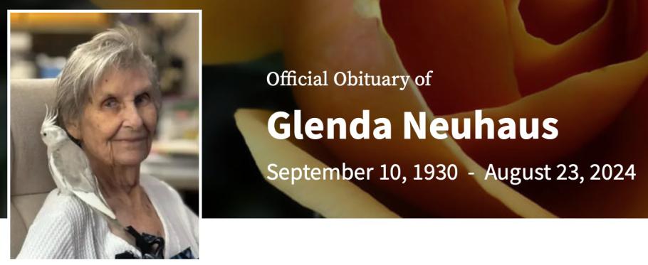 In Memory of Glenda Neuhaus