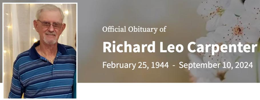 In Memory of Richard Leo Carpenter