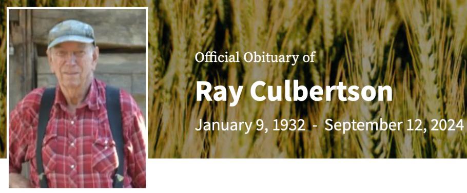 In Memory of James “Ray” Culbertson