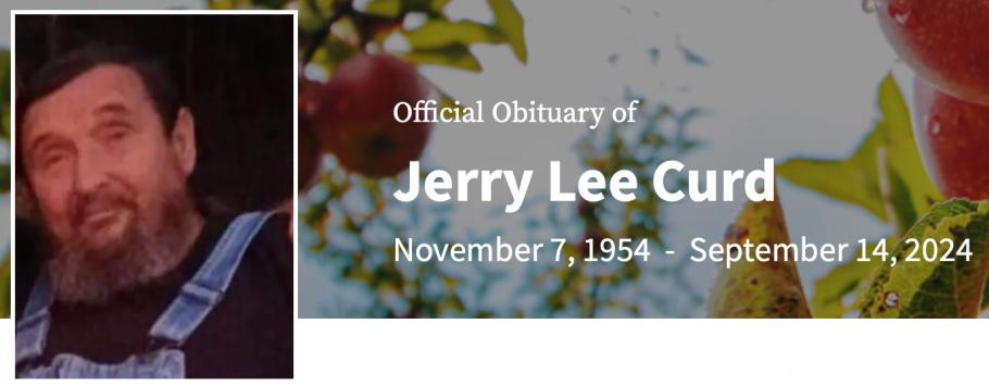 In Memory of Jerry Lee Curd