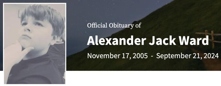 In Memory of Alexander Jack Ward