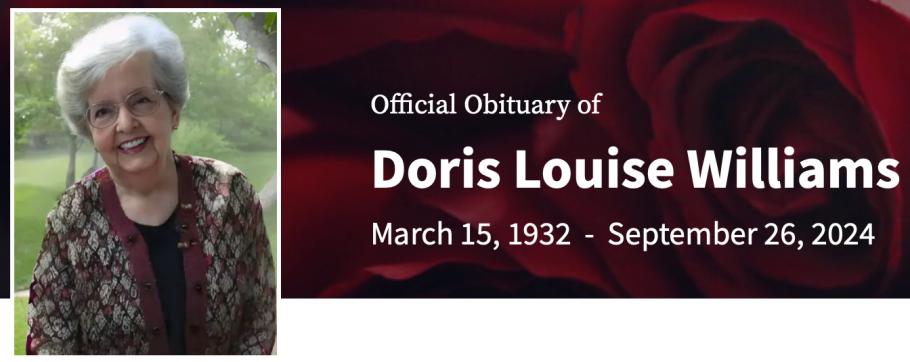 In Memory of Doris Louise Williams