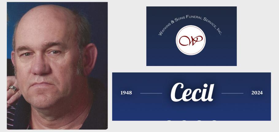 In Memory of Cecil Ray Bradley,