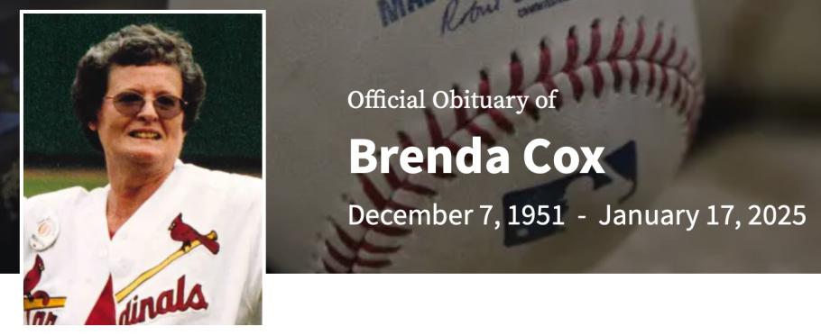 In Memory of Brenda Cox