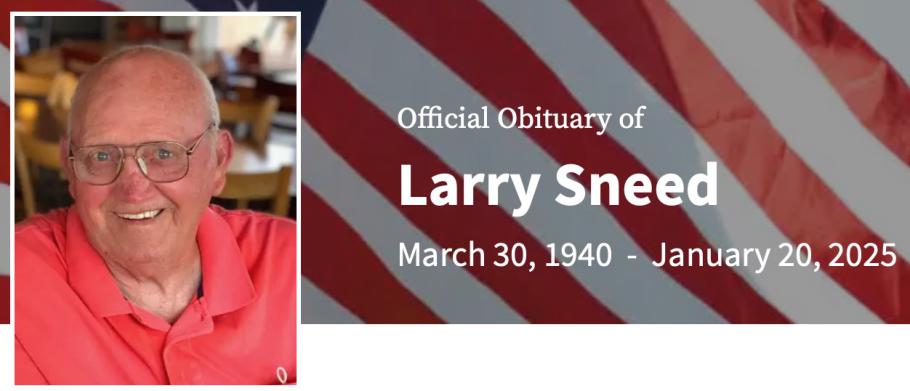 In Memory of Larry James Sneed