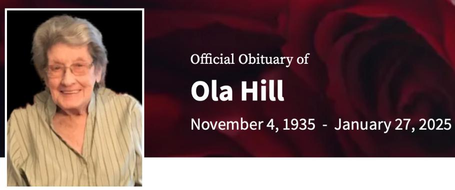 In Memory of Ola Hill