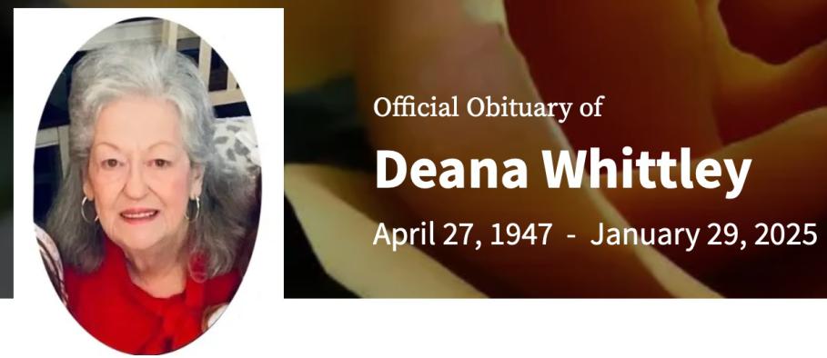 In Memory of Sharron “Deana” Whittley