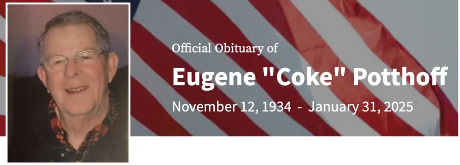 In Memory of Eugene “Coke” Potthoff