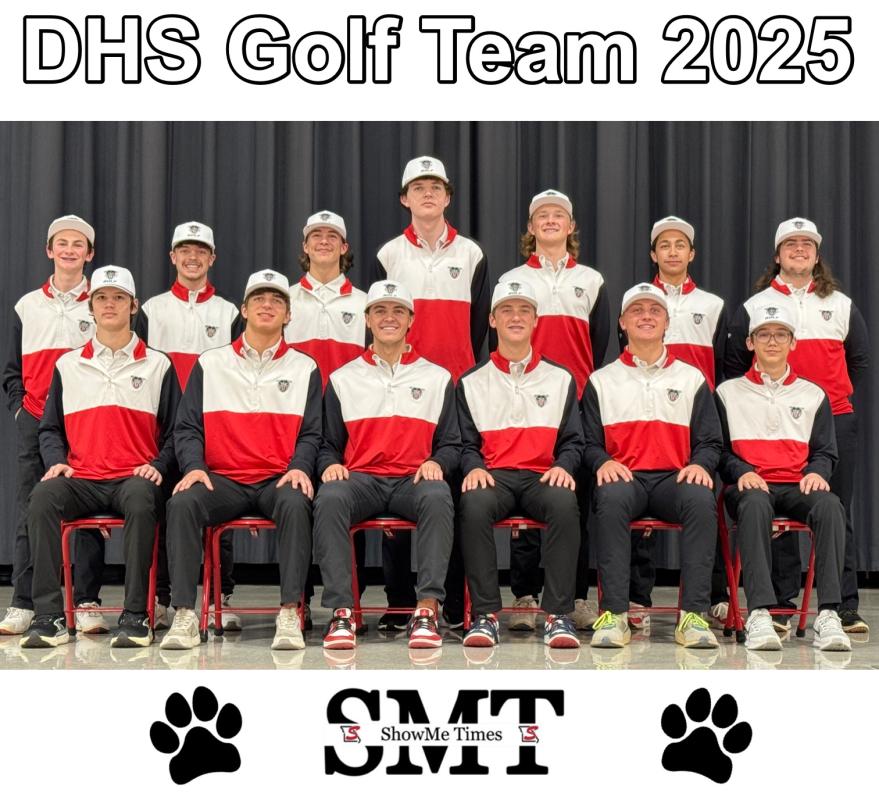 2025 Dexter High School Golf Team