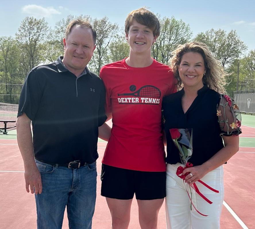 2025 DHS Tennis Team Senior Night Featuring Lawson Blocker