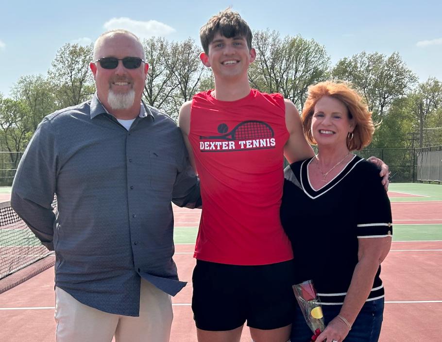 2025 DHS Tennis Team Senior Night Featuring Cooper Worley
