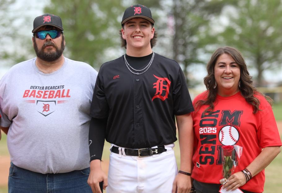 2025 DHS Baseball Team Senior Night Featuring Beau Carrier