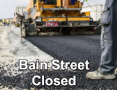 Roadwork Begins on Bain St. in Dexter