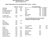Bootheel Recycling Price Sheet - Metal IS HOT! When left in the sun!