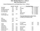 Bootheel Recycling Price Sheet!  Save the Environment and Reycle