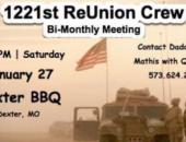 MO Army National Guard 1221st Meeting on Saturday