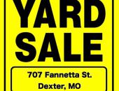 Large Multi-Family Yard Sale Friday and Saturday