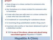 FREE Hep A Vaccines for Those That Qualify